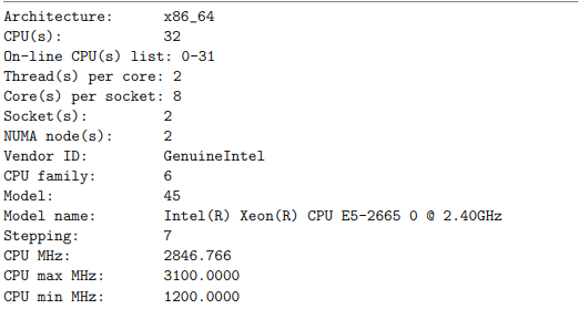 System details